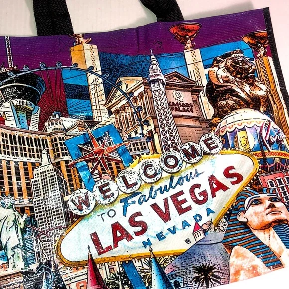 "Welcome To Fabulous Las Vegas Nevada" Tote - Picture 3 of 8